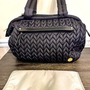 Happ Brand Paige Carry all diaper bag black like new
